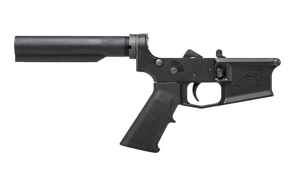 Aero Precision M4E1 Carbine Complete Lower Receiver w/ A2 Grip, No Stock - Anodized Black - Lower Receiver for AR-15 - view 2