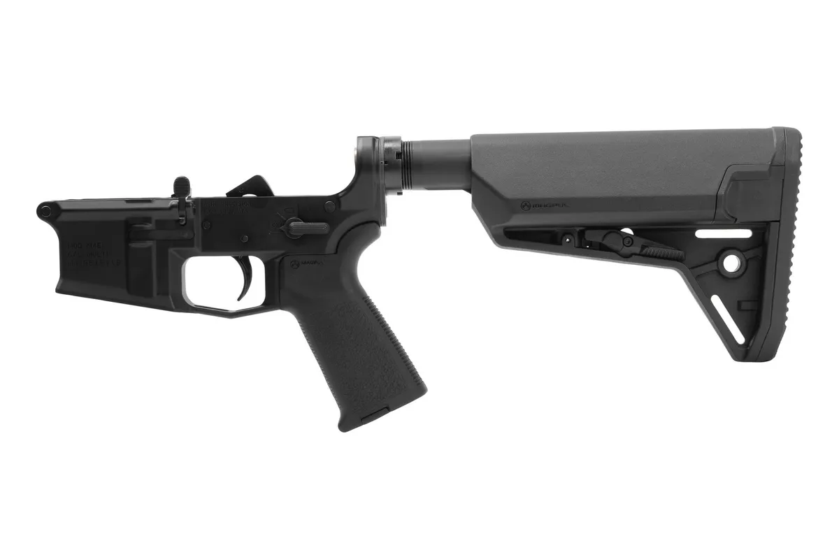 Aero Precision M4E1 Complete AR-15 Lower Receiver - MOE Grip & SL-S Carbine Stock - Black - Lower Receiver for AR-15 - view 3