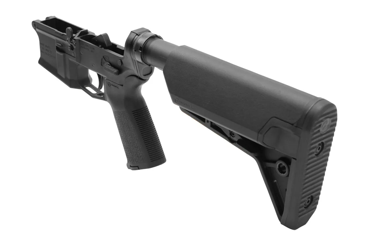 Aero Precision M4E1 Complete AR-15 Lower Receiver - MOE Grip & SL-S Carbine Stock - Black - Lower Receiver for AR-15, vista 4