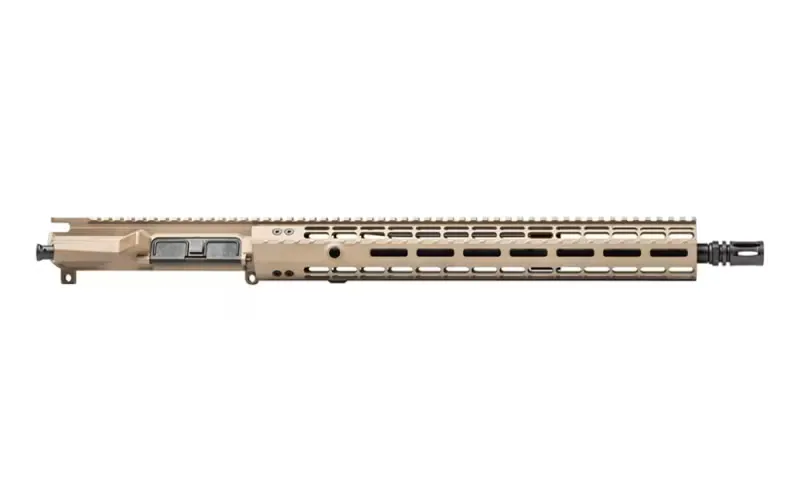 Aero Precision M4E1 Complete Upper, 16\" .223 Wylde SS QPQ Mid-Length Barrel, EM-15 GEN 2 Handguard, FDE Cerakote - APAR600252M72 - Upper Receiver for AR-15 - view 2