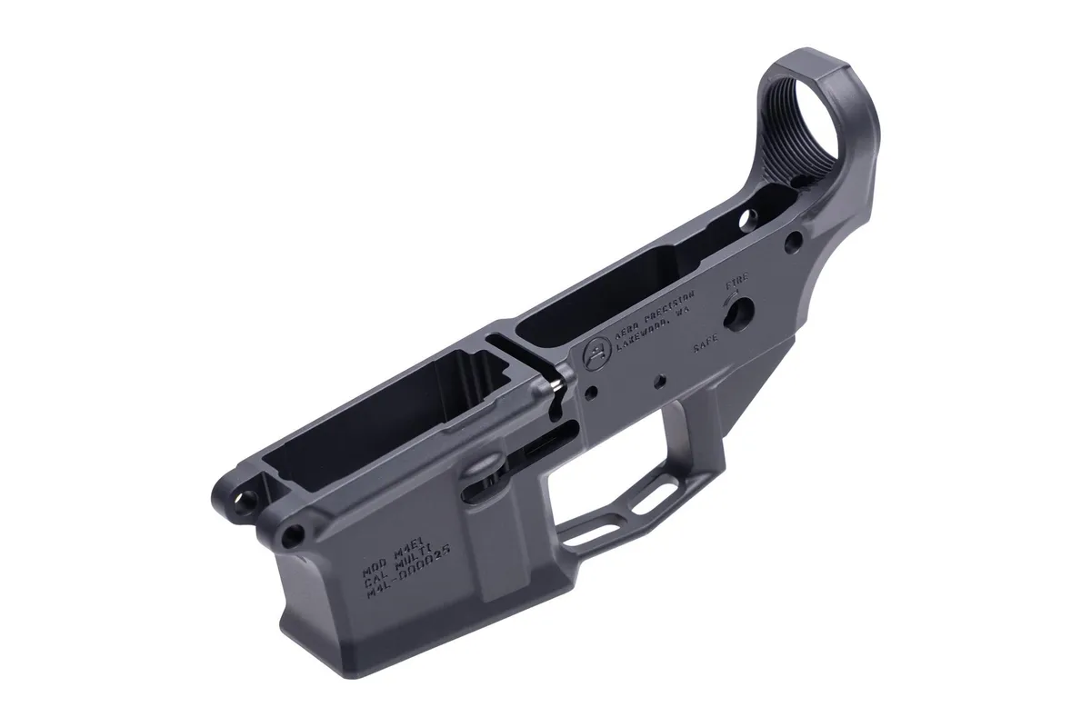Aero Precision M4E1 Low Profile Stripped AR-15 Lower Receiver - Black - Lower Receiver for AR-15 - view 3