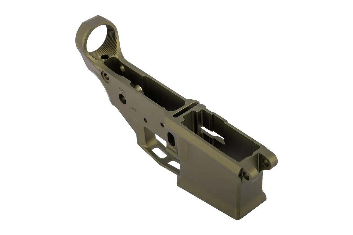 Aero Precision M4E1 Low Profile Stripped AR-15 Lower Receiver - OD Green Anodized - Lower Receiver for AR-15 - view 2
