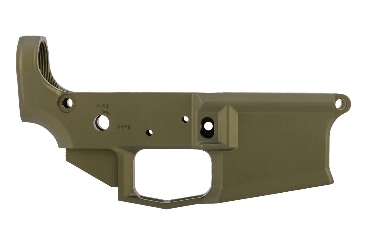 Aero Precision M4E1 Low Profile Stripped AR-15 Lower Receiver - OD Green Anodized - Lower Receiver for AR-15 - view 1