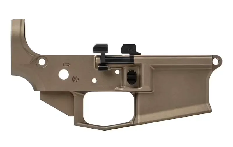 Aero Precision M4E1 PRO, Ambidextrous Controls, Stripped Lower Receiver - Kodiak Brown Anodized - APAR600032AC - Lower Receiver for AR-15 - view 2