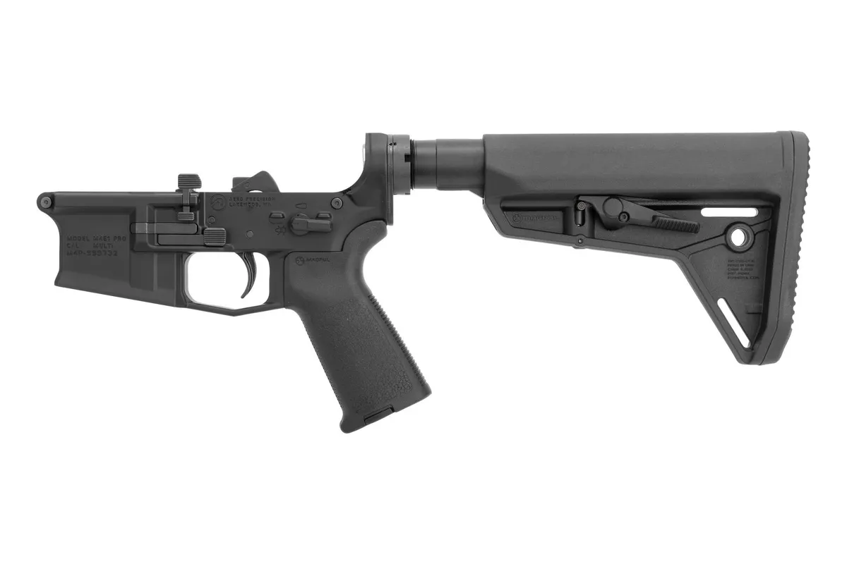 Aero Precision M4E1 PRO Complete Lower Receiver with Magpul MOE Grip & SL Carbine Stock - Lower Receiver for AR-15 - view 3