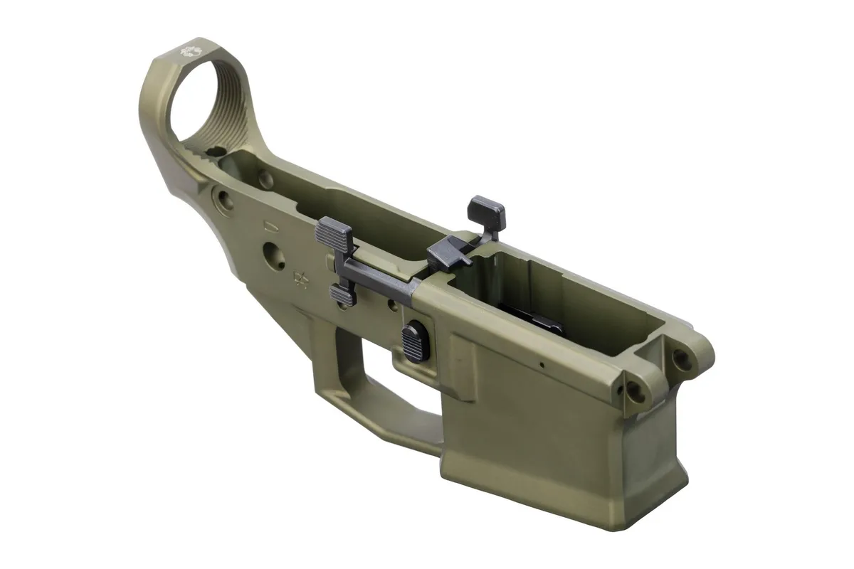 Aero Precision M4E1 PRO Stripped AR-15 Lower Receiver - OD Green - BLEM - Lower Receiver for AR-15 - view 2