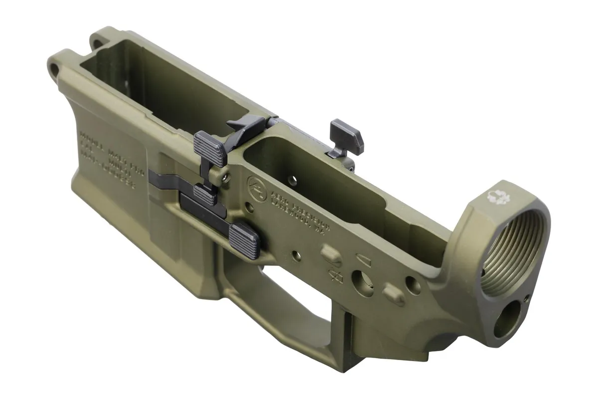 Aero Precision M4E1 PRO Stripped AR-15 Lower Receiver - OD Green - BLEM - Lower Receiver for AR-15 - view 4