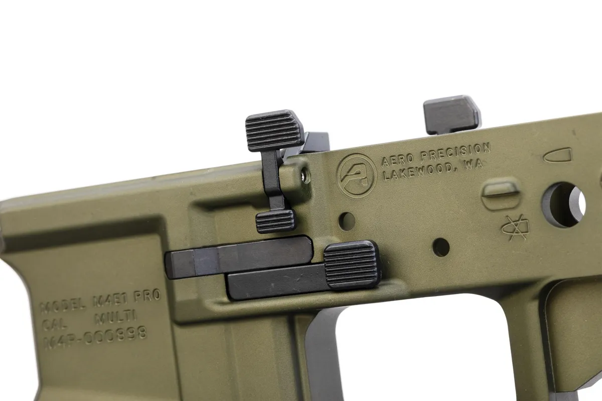 Aero Precision M4E1 PRO Stripped AR-15 Lower Receiver - OD Green - BLEM - Lower Receiver for AR-15 - view 5