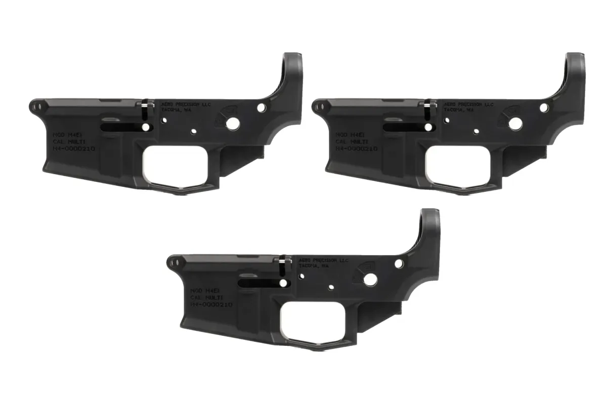 Aero Precision M4E1 Stripped Lower Receiver - 3 Pack - Lower Receiver for AR-15 - view 1