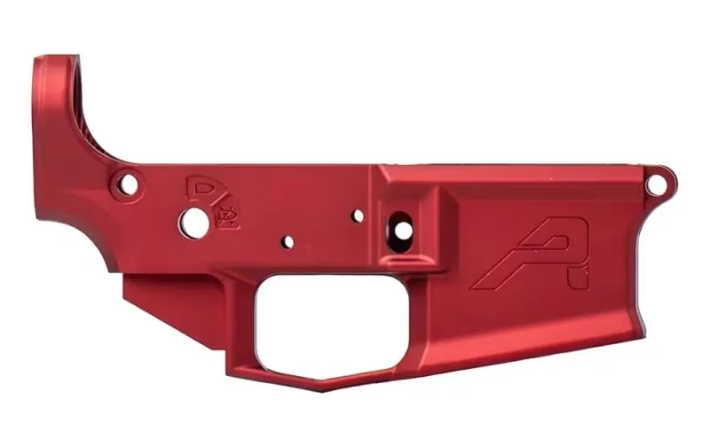 Aero Precision M4E1 Stripped Lower Receiver - Bordeaux Red Anodized - APAR600590C - Lower Receiver for AR-15 - view 2