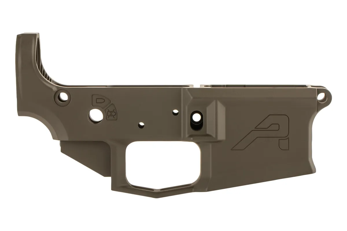 Aero Precision M4E1 Stripped Lower Receiver - OD Green Cerakote - APAR600070C - Lower Receiver for AR-15, vista 1