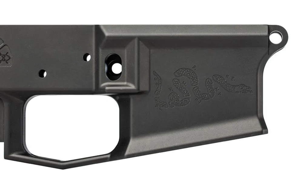 Aero Precision M4E1 Stripped Lower Receiver, Special Edition: Franklin Snake - Lower Receiver for AR-15, vista 3