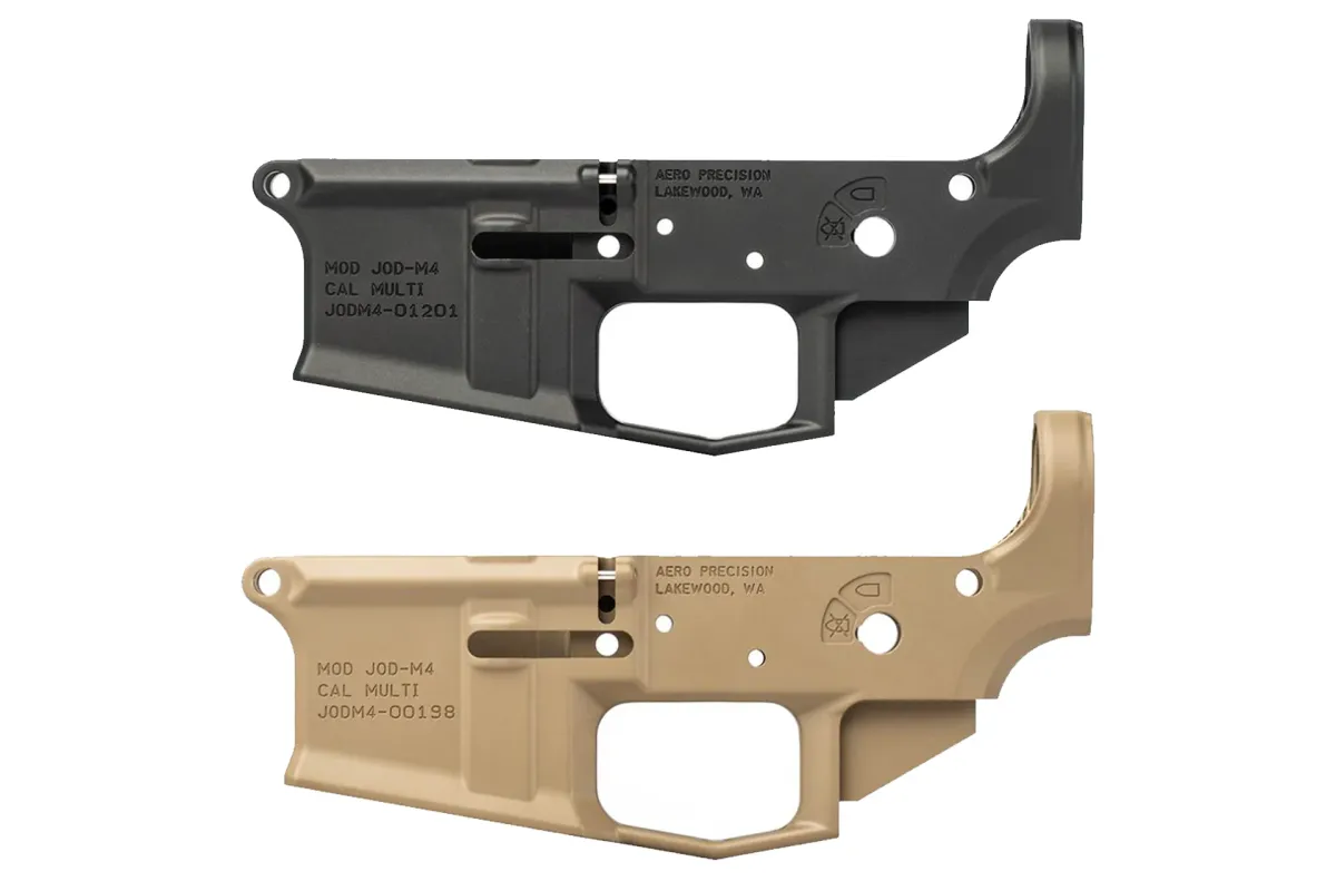 Aero Precision M4E1 Stripped Lower Receiver, Special Edition: Franklin Snake - Lower Receiver for AR-15, vista 1