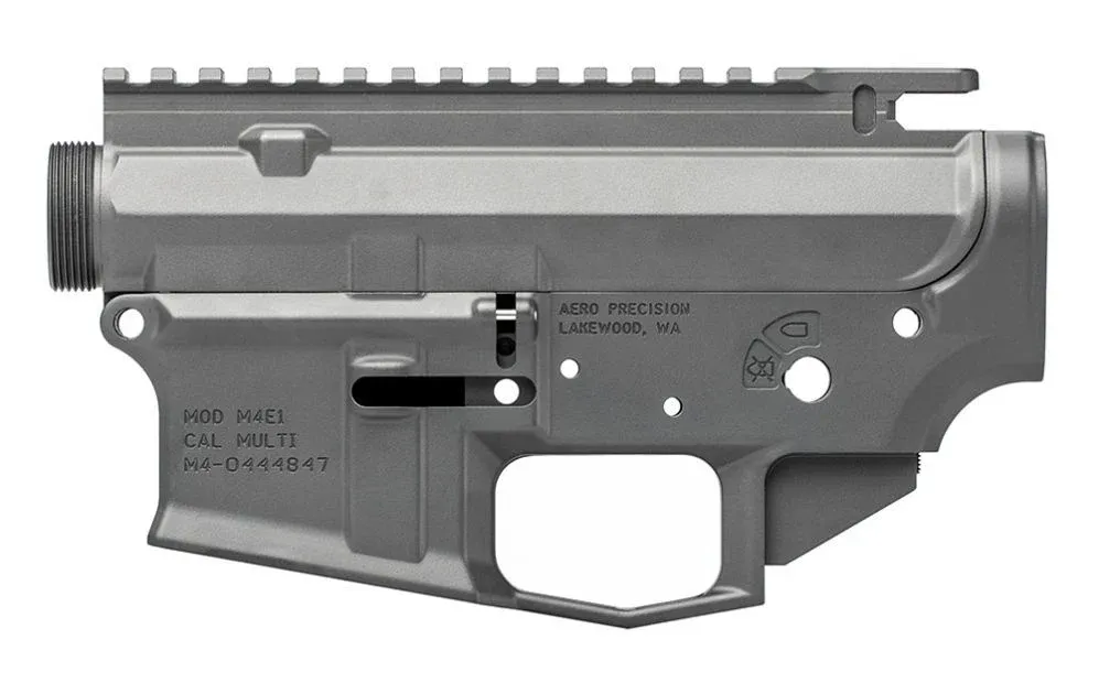 Aero Precision M4E1-T AR-15 Assembled Receiver Set Cerakote Sniper Gray - Lower Receiver for AR-15 - view 2