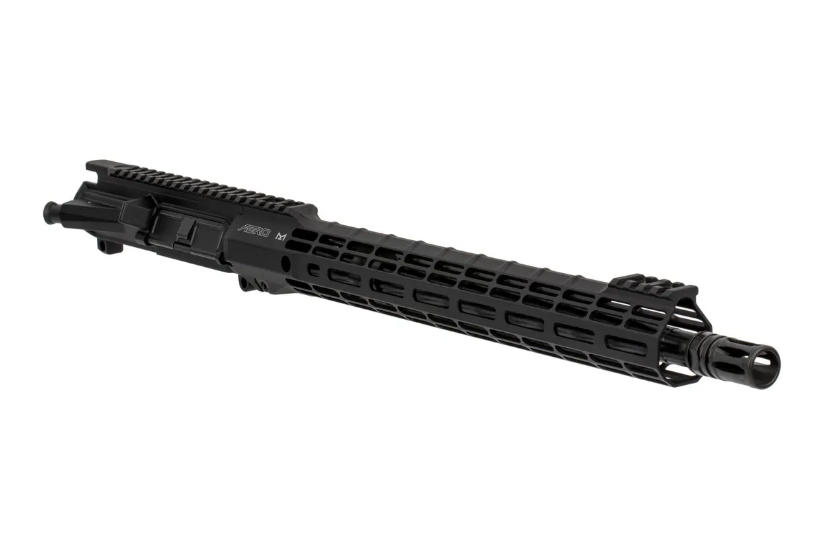 Aero Precision M4E1-T Complete Upper, 16" .300 Blackout Barrel, 15" M-LOK ATLAS S-ONE HG - Anodized Black - Upper Receiver for AR-15, vista 1
