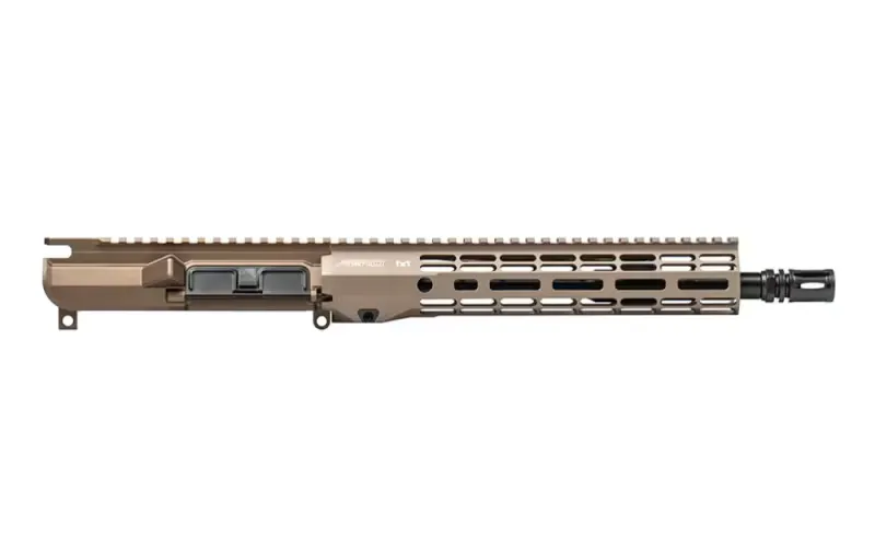 Aero Precision M4E1 Threaded 11.5\" 5.56 NATO No Forward Assist Complete Upper w/ 10.3\" M-LOK ATLAS R-ONE Handguard - Kodiak Brown Anodized - APSL100626 - Upper Receiver for AR-15 - view 2