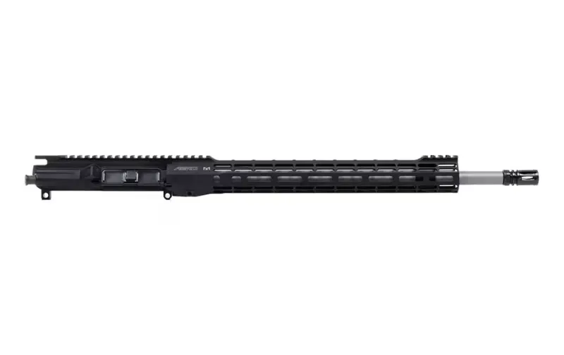 Aero Precision M4E1 Threaded 18\" 6.5 Grendel Complete Upper Receiver with 15\" ATLAS S-ONE Handguard - Anodized Black - APAR700325M52 - Upper Receiver for AR-15 - view 1