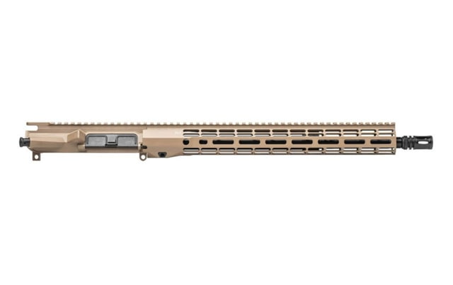 Aero Precision M4E1 Threaded .223 Wylde Complete Upper Receiver 16in SS QPQ Mid-Length Barrel 1-8 Twist A2 Flash Hider 15in M-LOK ATLAS R-ONE - Upper Receiver for AR-15 - view 1