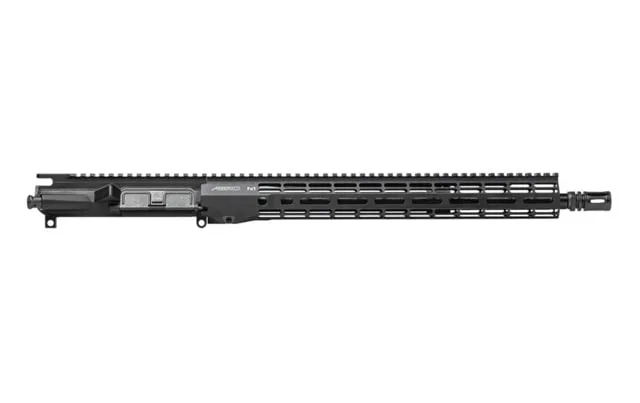 Aero Precision M4E1 Threaded .223 Wylde Complete Upper Receiver 16in SS QPQ Mid-Length Barrel 1-8 Twist A2 Flash Hider 15in M-LOK ATLAS R-ONE - Upper Receiver for AR-15, vista 1