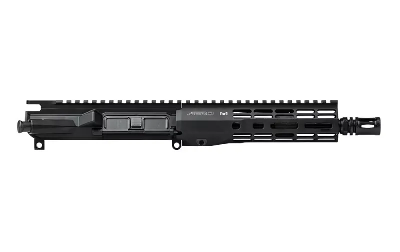Aero Precision M4E1 Threaded 8\" 5.56 Complete Upper Receiver with 7\" M-LOK ATLAS R-ONE Handguard - Anodized Black - APAR700701M102 - Upper Receiver for AR-15, vista 1