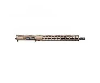 Aero Precision M4E1 Threaded Complete Upper, 16" 5.56 Mid-Length Barrel w/ 15" ATLAS R-ONE M-LOK Handguard - FDE - Upper Receiver for AR-15, vista 1