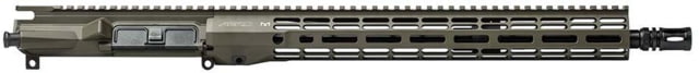 Aero Precision M4E1 Threaded Complete Upper Receiver 5.56 16in Mid-Length Barrel 1-7 Twist 15in ATLAS R-ONE Handguard A2 Flash Hider Cerakote OD Green - Upper Receiver for AR-15, vista 1