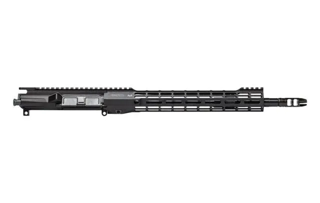 Aero Precision M4E1 Threaded Complete Upper Receiver 5.56 NATO 14.5 in Barrel Government Profile 1-7 Twist 1/2x28 Thread 12 in ATLAS S-ONE M-LOK - Upper Receiver for AR-15, vista 1