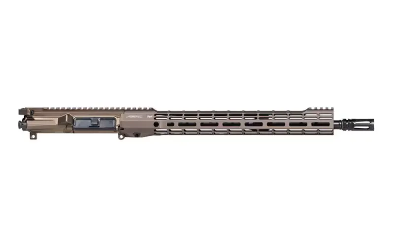 Aero Precision M4E1 Threaded PRO Complete Upper, 16.3\" 5.56 CHF Mid-Length Barrel with 15\" ATLAS S-ONE M-LOK Handguard - Kodiak Brown Anodized - APUG700392M103-1 - Upper Receiver for AR-15 - view 2
