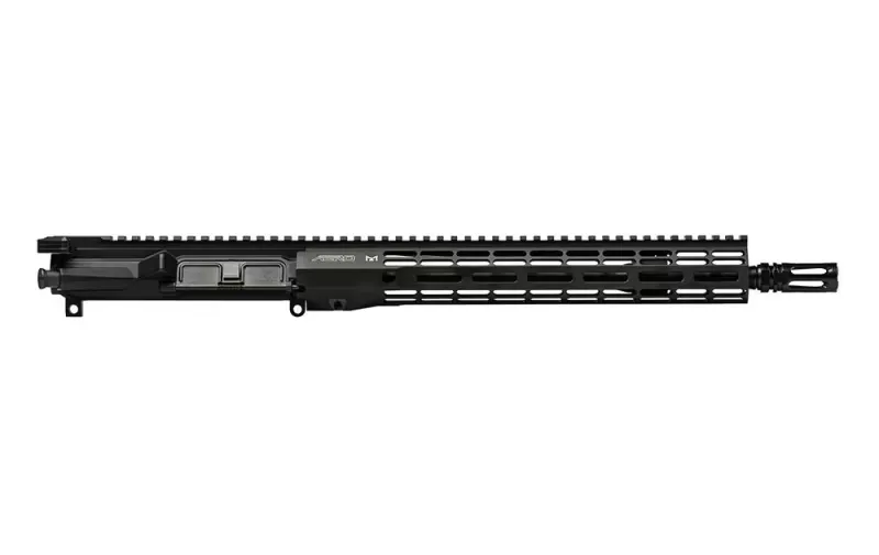 Aero Precision M4E1 Threaded PRO Complete Upper with 13.7\" 5.56 CHF Mid-Length Barrel and 12.7\" ATLAS R-ONE Handguard - Anodized Black - APUG700704M104-1 - Upper Receiver for AR-15, vista 2