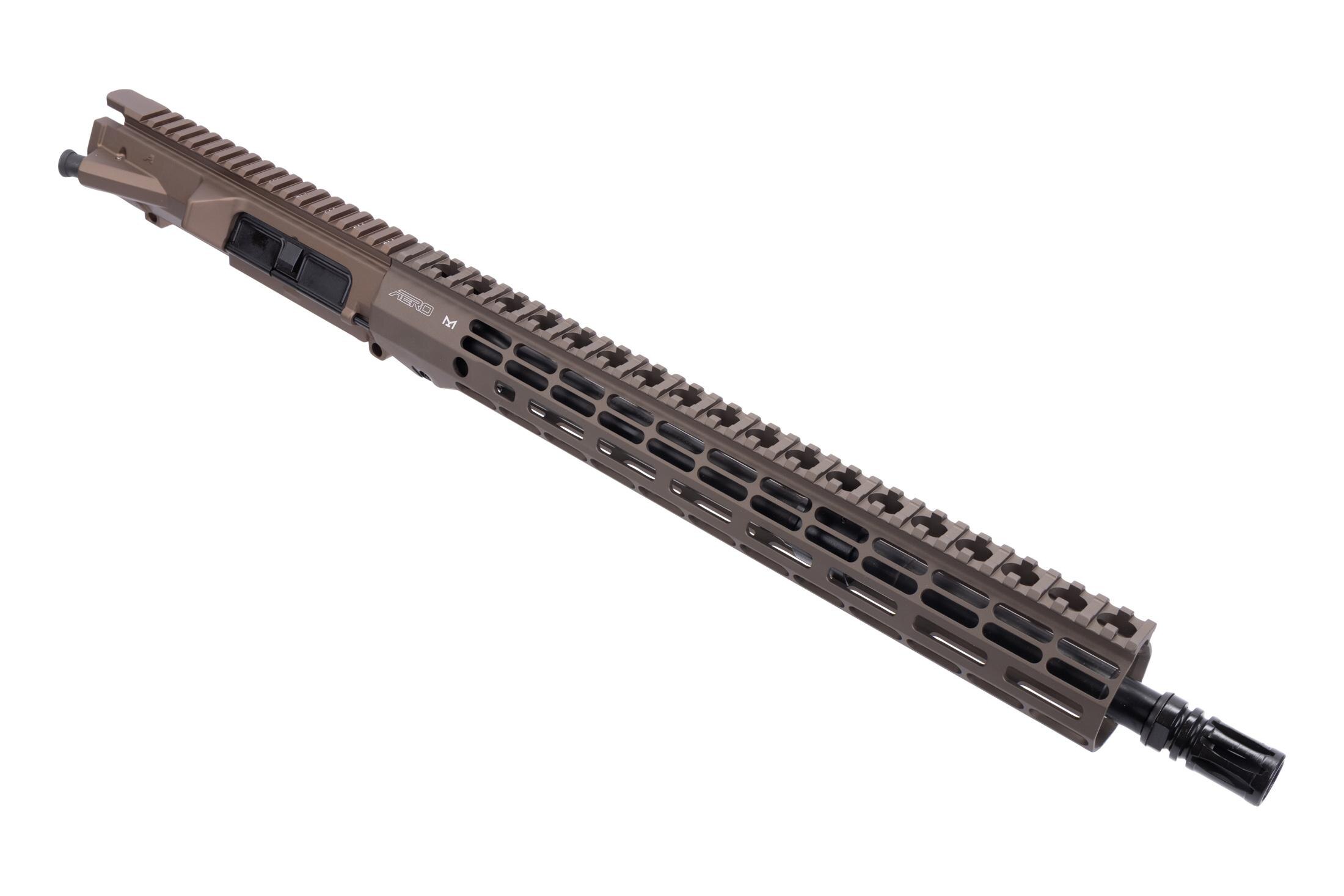 Aero Precision M5 16\" .308 CMV Complete Upper Receiver with ATLAS R-ONE Handguard - Kodiak Brown Anodized - APAR538817M22 - Upper Receiver for AR-15 - view 1