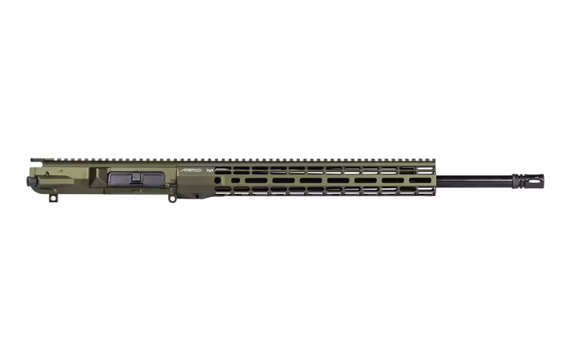 Aero Precision M5 20\" .308 CMV Complete Upper Receiver with 15\" ATLAS R-ONE Handguard - OD Green Anodized - APAR538772M27 - Upper Receiver for AR-15, vista 1