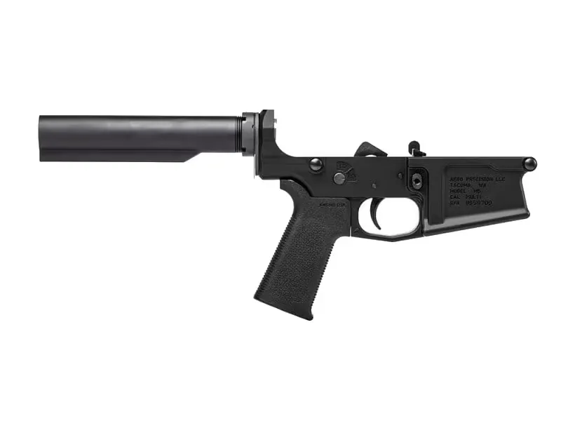 Aero Precision M5 (.308) Pistol Complete Lower Receiver with MOE SL Grip No Stock - Anodized Black - APAR308088 - Lower Receiver for AR-15 - view 2