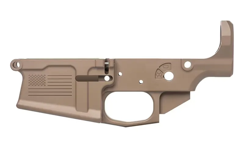 Aero Precision M5 (.308) Stripped Lower Receiver, Special Edition: Freedom - FDE Cerakote - APAR308054C - Lower Receiver for AR-15 - view 2