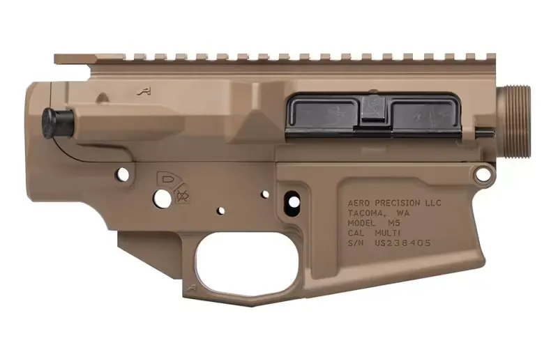Aero Precision M5 AR-10 Receiver Set Flat Dark Earth - Lower Receiver for AR-15 - view 2
