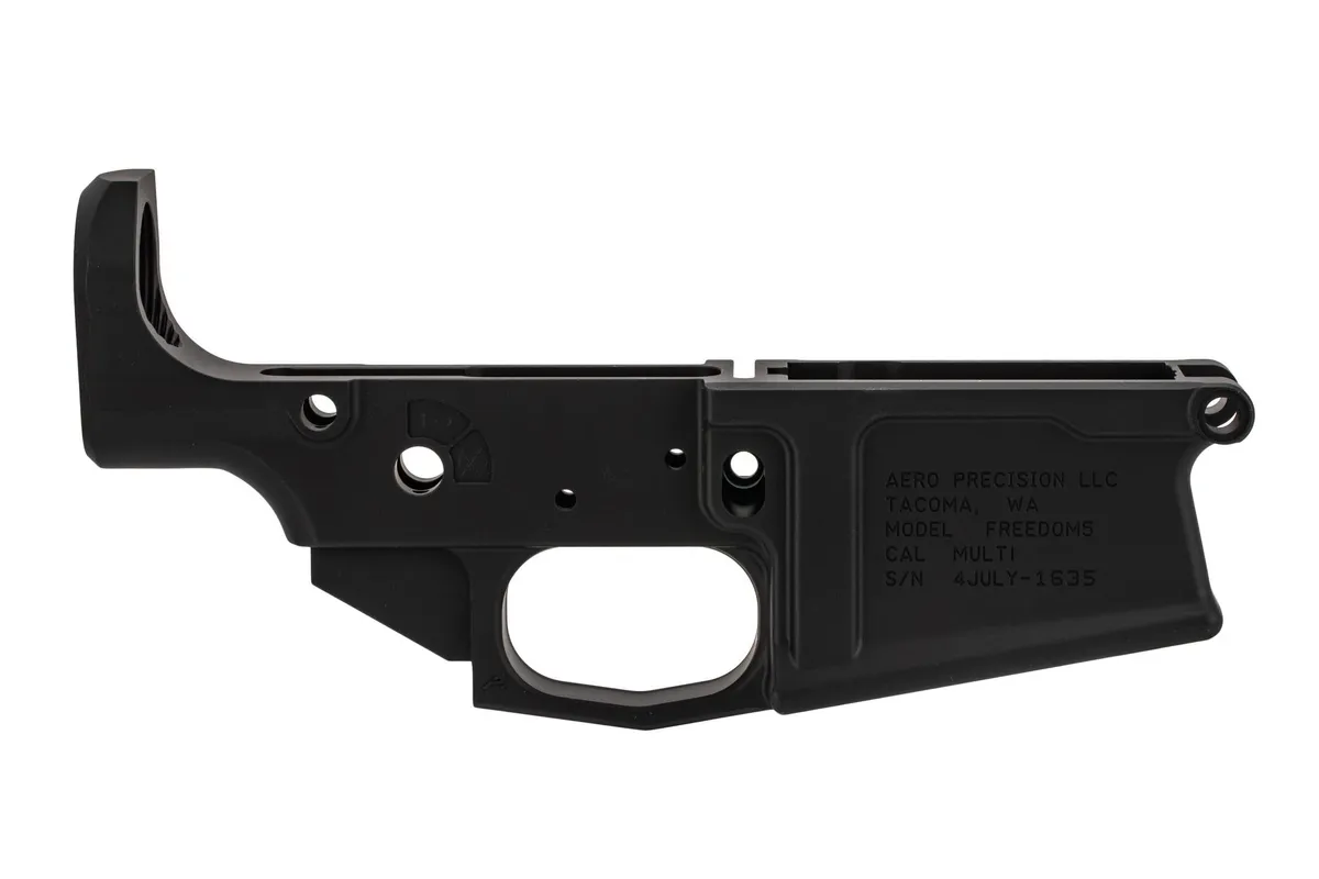 Aero Precision M5 AR-10 Stripped Lower Receiver Anodized Black - Lower Receiver for AR-15 - view 2