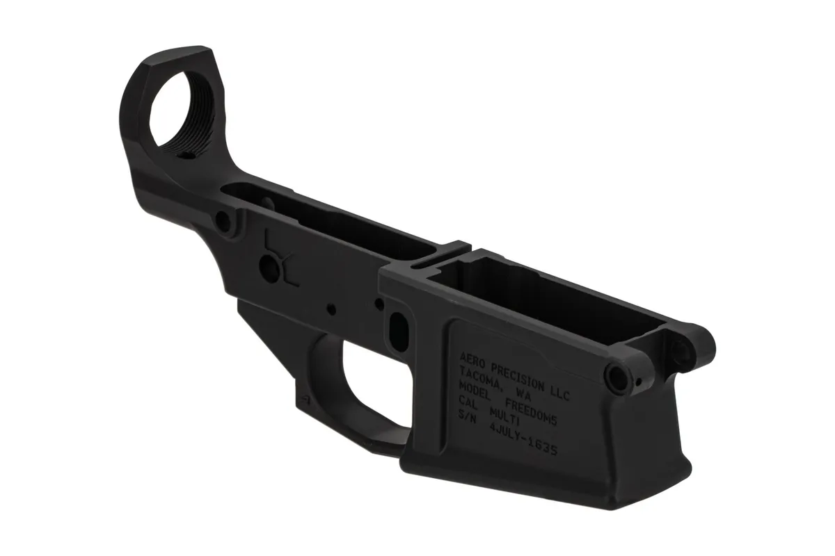 Aero Precision M5 AR-10 Stripped Lower Receiver Anodized Black - Lower Receiver for AR-15 - view 4