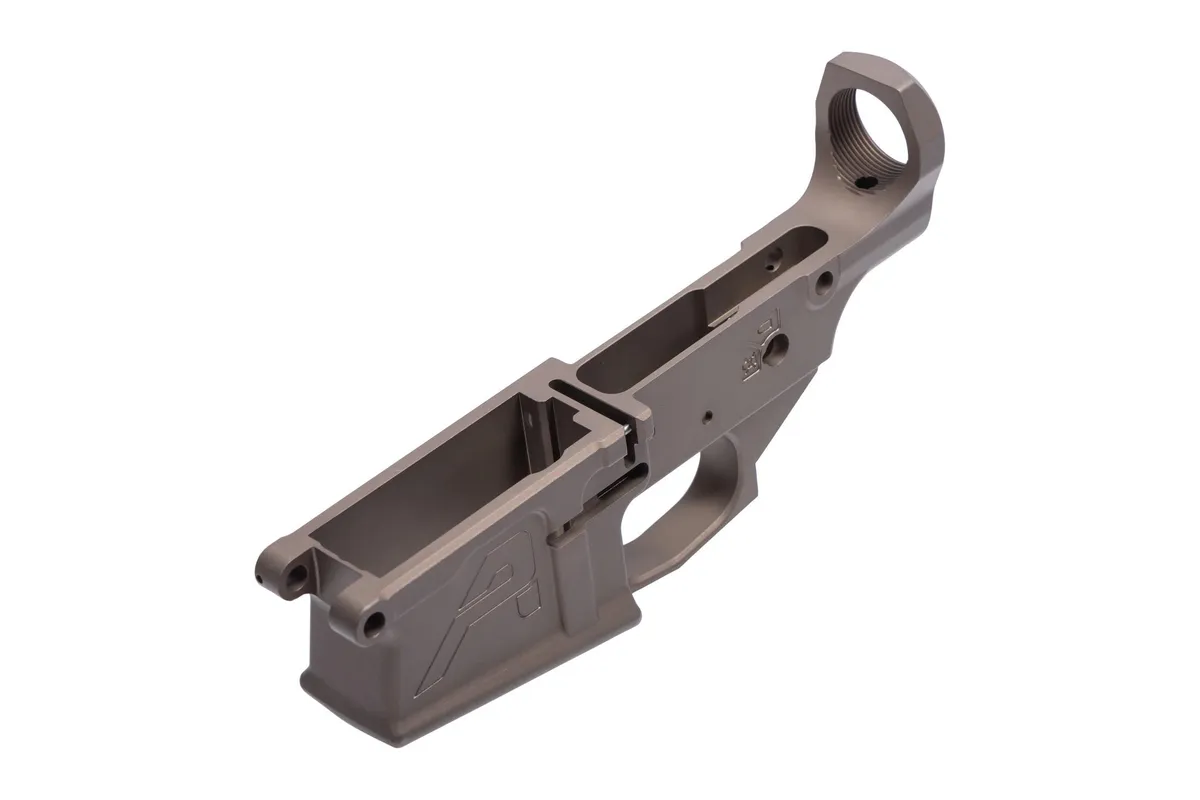 Aero Precision M5 AR-10 Stripped Lower Receiver Anodized Kodiak Brown - Lower Receiver for AR-15 - view 3
