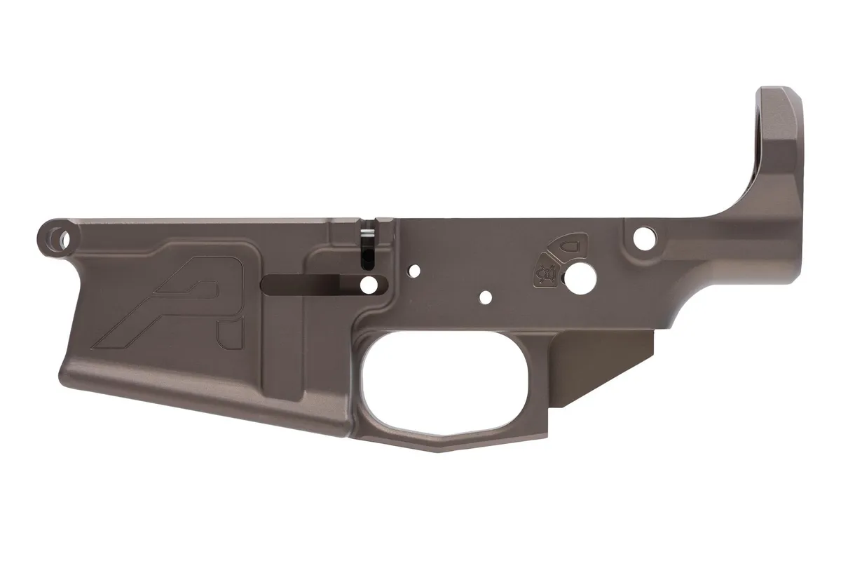 Aero Precision M5 AR-10 Stripped Lower Receiver Anodized Kodiak Brown - Lower Receiver for AR-15 - view 4