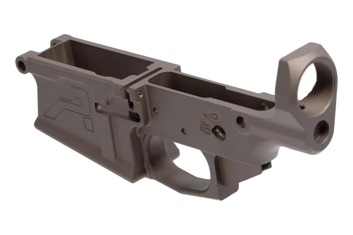 Aero Precision M5 AR-10 Stripped Lower Receiver Anodized Kodiak Brown - Lower Receiver for AR-15 - view 5