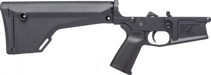 Aero Precision M5 Complete Lower Receiver w/ MOE Grip & Fixed Rifle Stock Anodized Black - APAR308221 - Lower Receiver for AR-15 - view 2