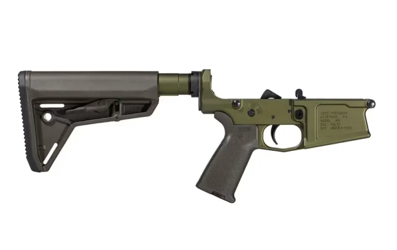 Aero Precision M5 Complete Lower Receiver with MOE Grip & SL Carbine Stock - ODG Anodized - APAR308279 - Lower Receiver for AR-15 - view 2