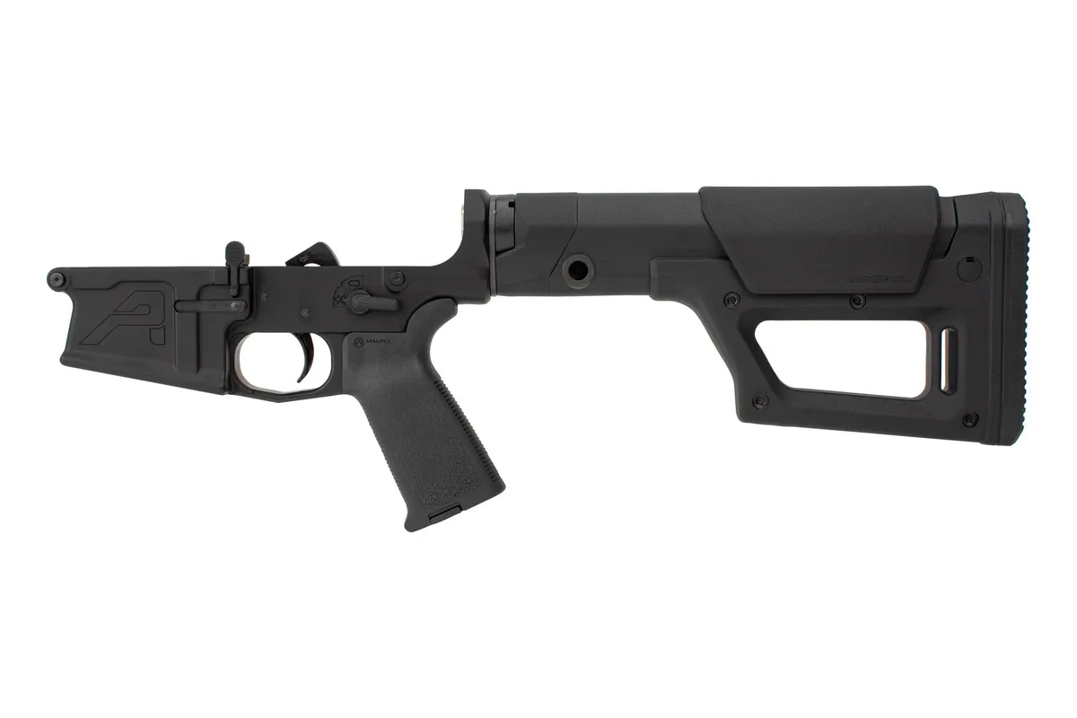 Aero Precision-M5 Complete Lower W/Moe Grip & Prs Lite Stock - M5 Comp Lower Rcvr W/ Magpul Moe & Prs Lite For Ar .308 Blk - Lower Receiver for AR-15 - view 3