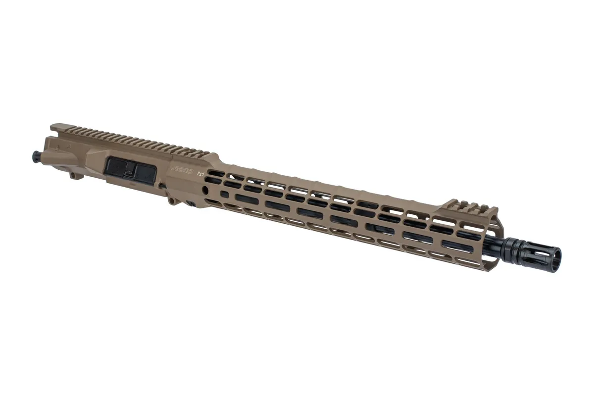 Aero Precision M5 Complete Upper Receiver 16in .308 CMV Mid Barrel w/ATLAS S-ONE 15in M-LOK Handguard Anodized Flat Dark Earth - Upper Receiver for AR-15 - view 1