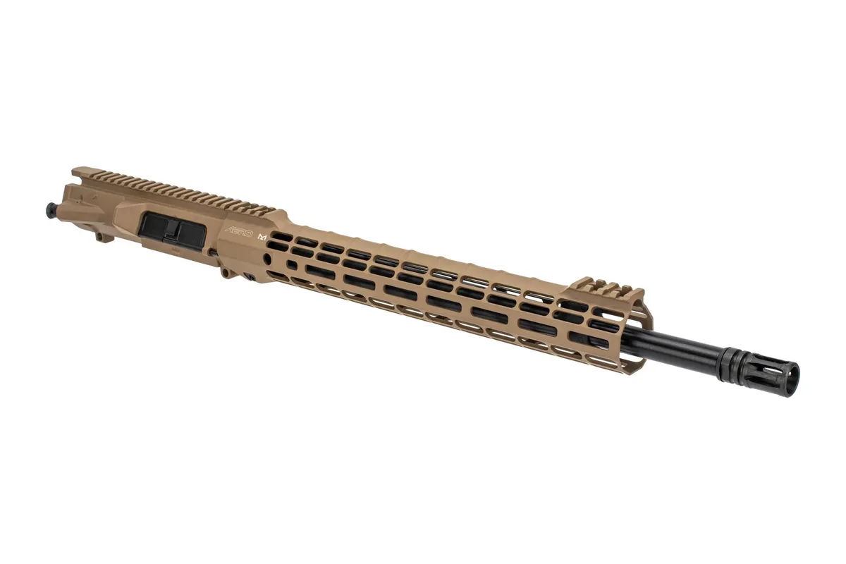 Aero Precision M5 Complete Upper Receiver 18in .308 Rifle Barrel w/ATLAS S-ONE 15in M-LOK Handguard Anodized Flat Dark Earth - Upper Receiver for AR-15 - view 1
