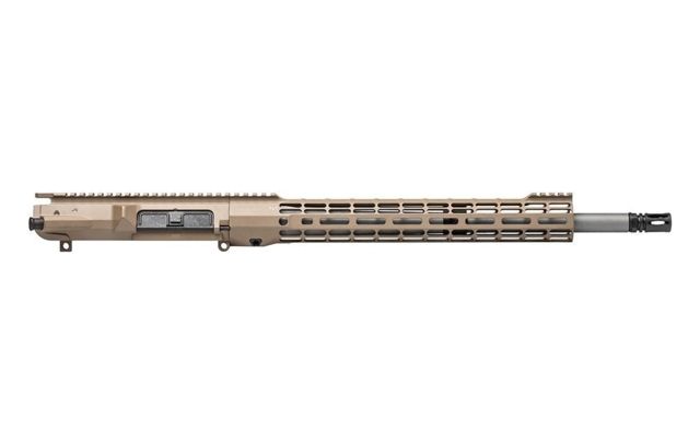 Aero Precision M5 Complete Upper Receiver 18in 6.5 Creedmoor SS Mid-Length Barrel w/ATLAS S-ONE 15in M-LOK Handguard Anodized Flat Dark Earth - Upper Receiver for AR-15 - view 1