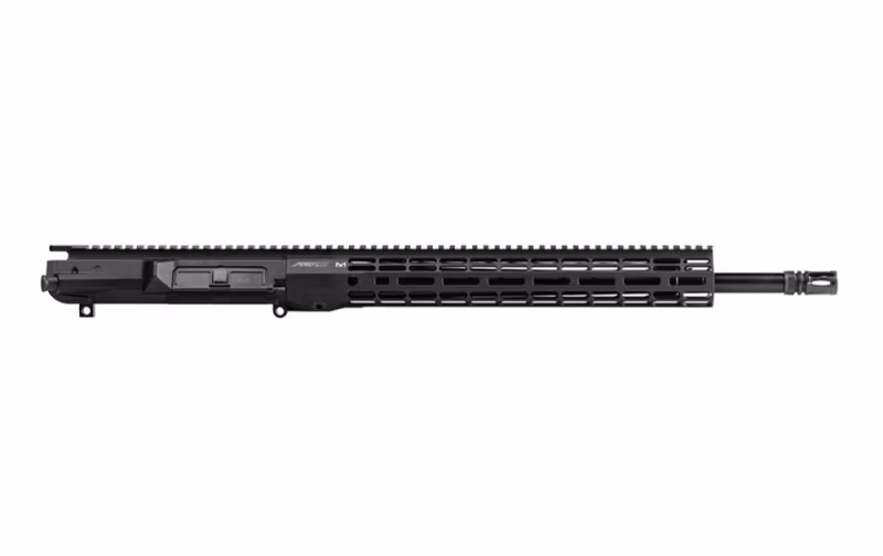 Aero Precision M5 Complete Upper with 18\" .308 Rifle Length Barrel, Adjustable Gas Block & 15\" ATLAS R-ONE Handguard - Anodized Black - APSL100460 - Upper Receiver for AR-15 - view 1