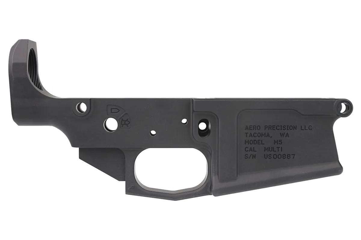Aero Precision M5 Stripped AR-308 Lower Receiver - DPMS Cut - Lower Receiver for AR-15 - view 3