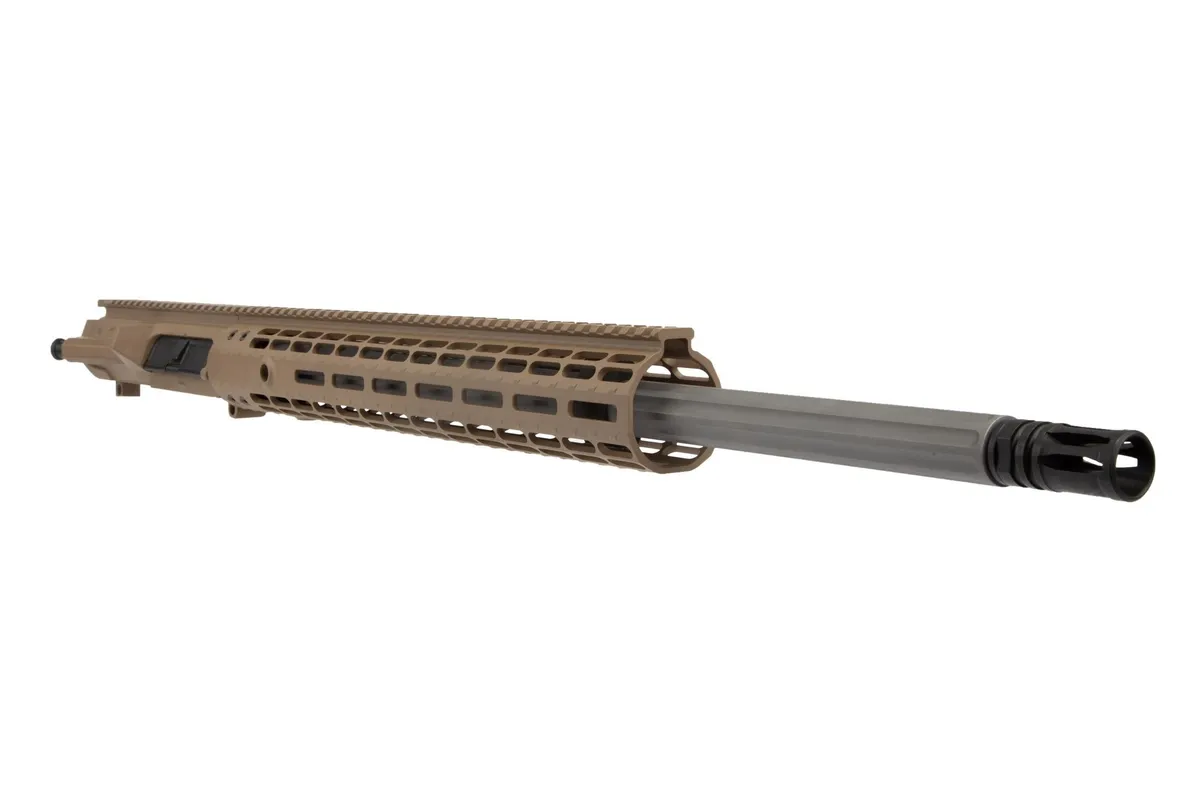 Aero Precision M5E1 Barreled Upper 6.5 Creedmoor Rifle Fluted FDE - 22" - Upper Receiver for AR-15 - view 1