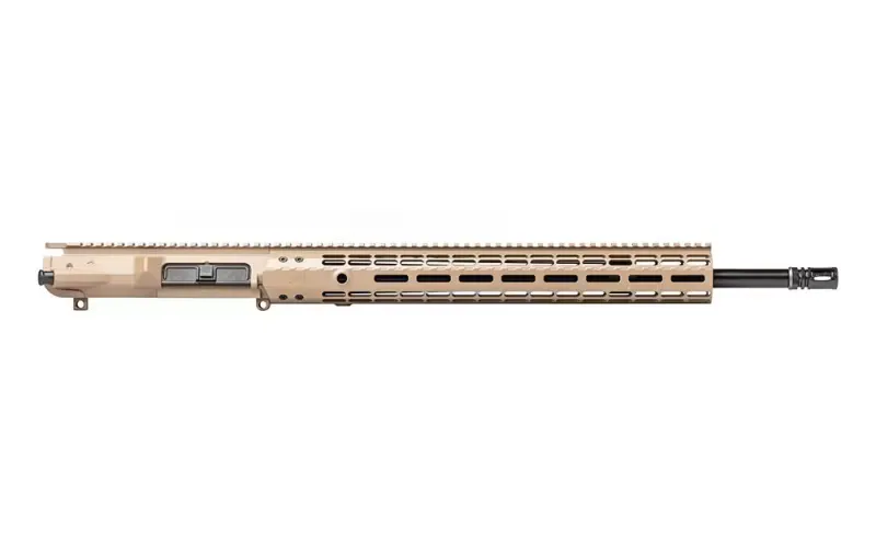 Aero Precision M5E1 Complete Upper, 20\" .308 Rifle Barrel, 16.6\" Enhanced Handguard - FDE Cerakote - APAR308253M27 - Upper Receiver for AR-15, vista 2