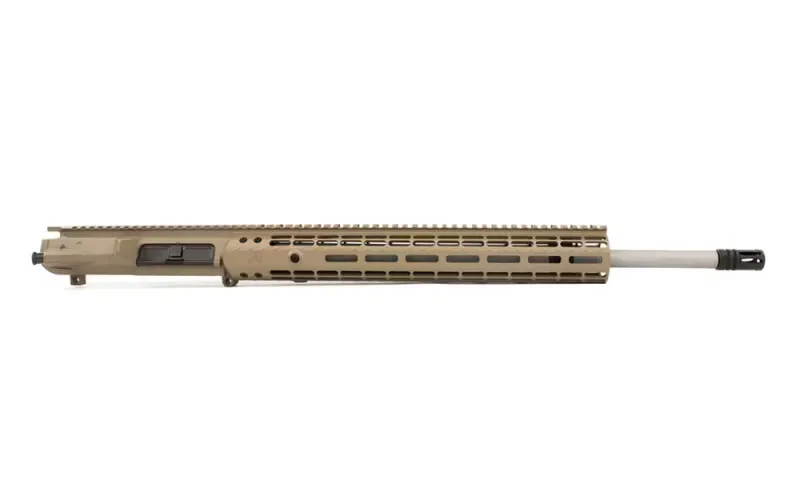 Aero Precision M5E1 Complete Upper, 20\" .308 SS Rifle Barrel, EM-15 Handguard - FDE Cerakote - APAR308556M34 - Upper Receiver for AR-15, vista 2